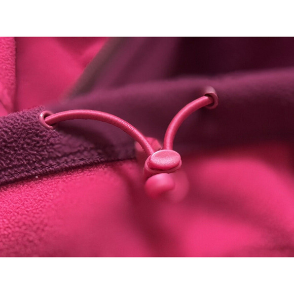 LANDS END Women's Full Zip Cranberry Fleece Jacket Size S (6-8) Soft Outdoors - Picture 8 of 10